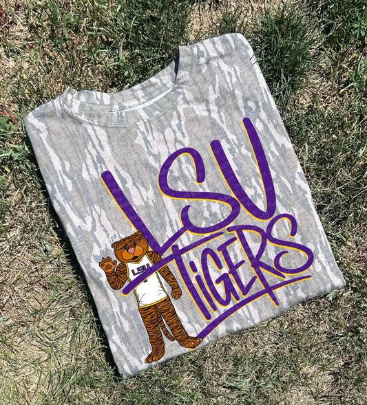 Kids Bottlomland Washed Kids Top L$U T!g3r$