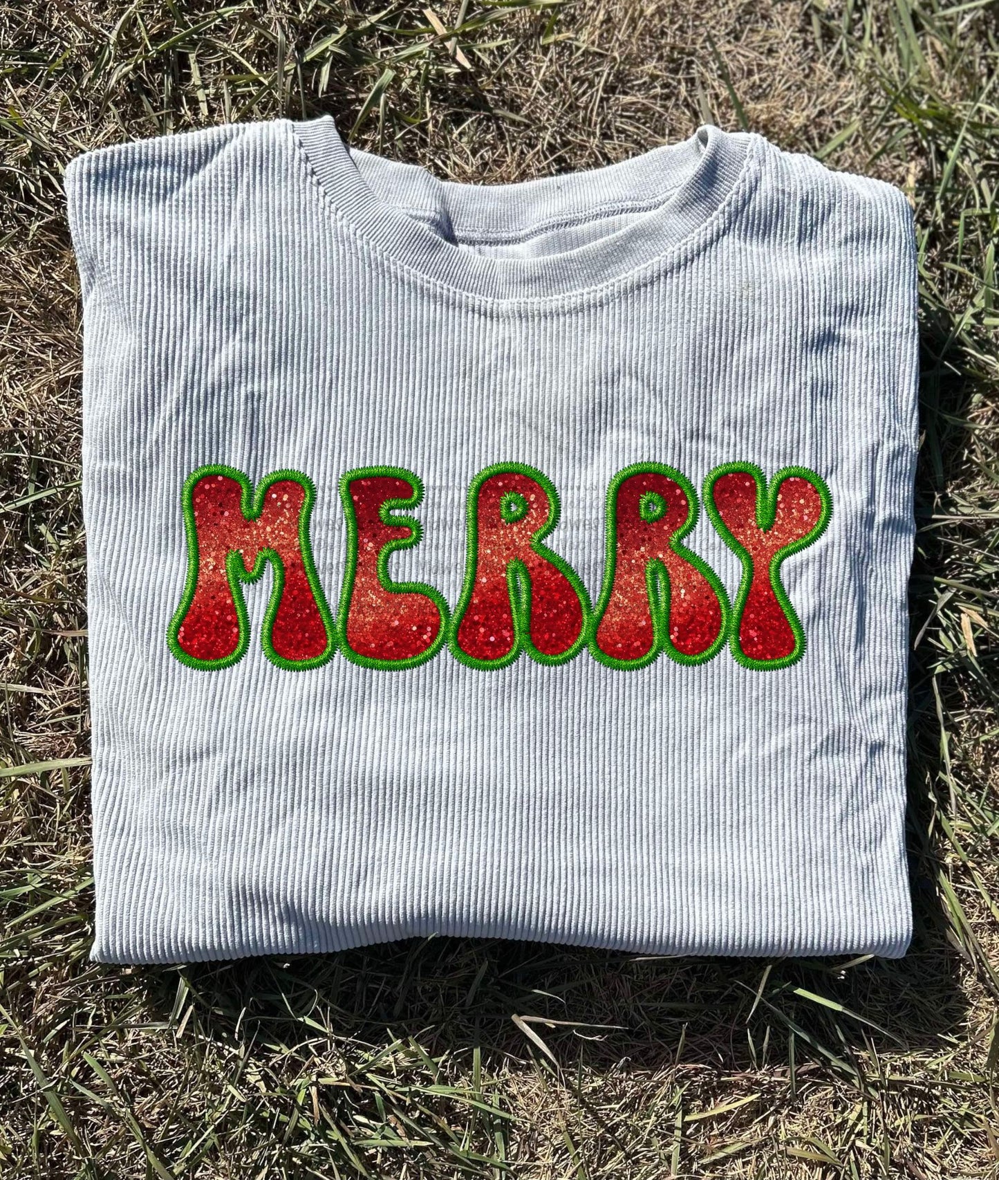 Merry Corduroy Sweatshirt Top