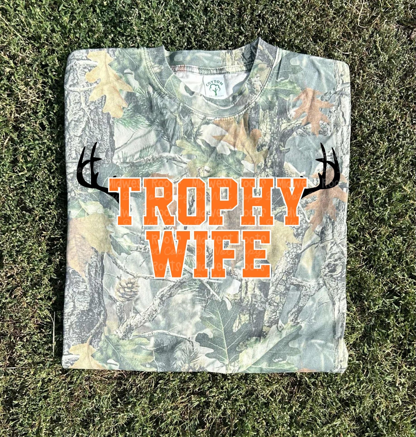 Trophy Wife Camo Top