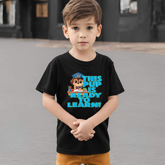 WS Completed Kids Top This Pup Is Ready To Learn