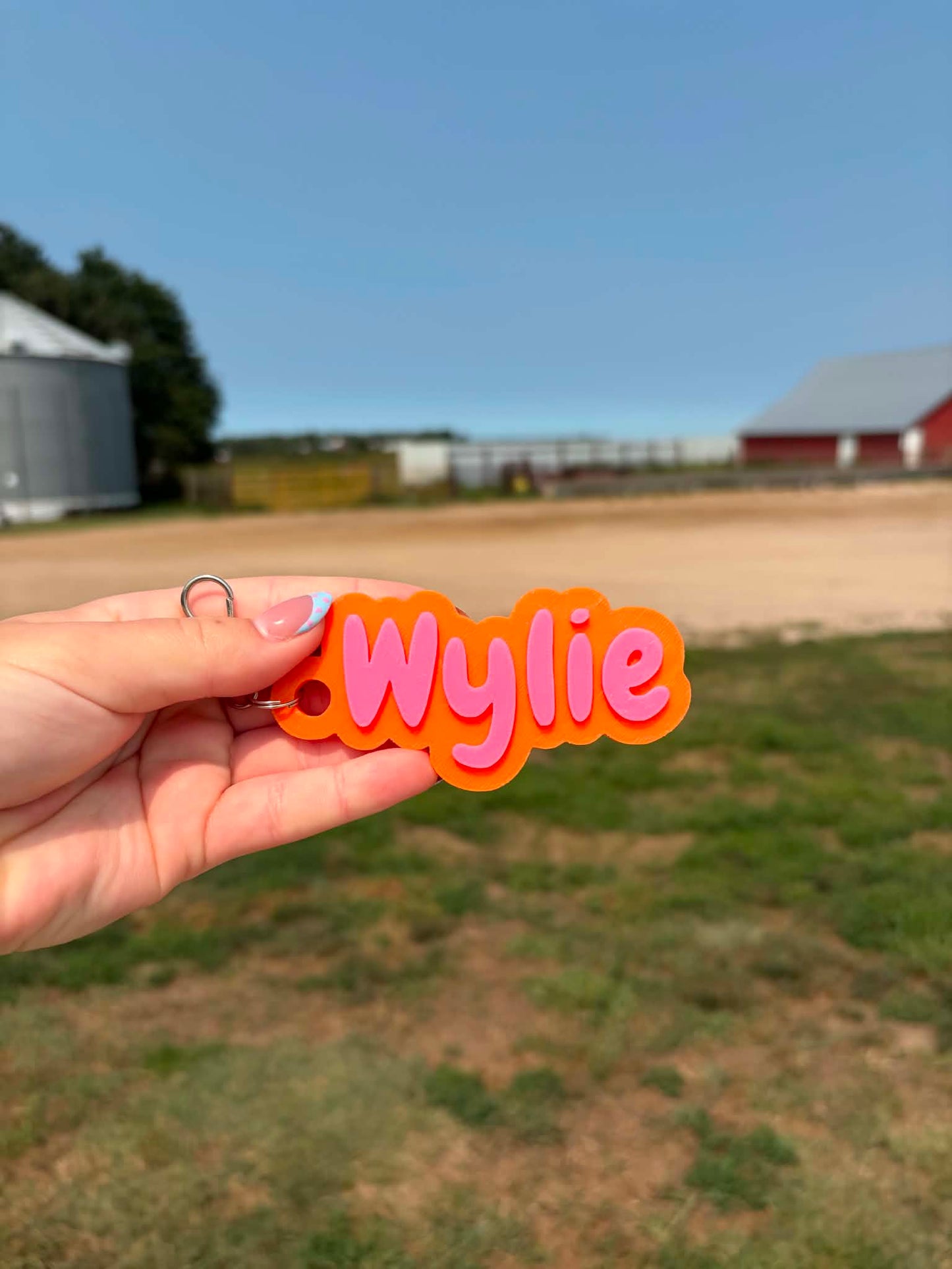 3D Printed Name Bag Tags