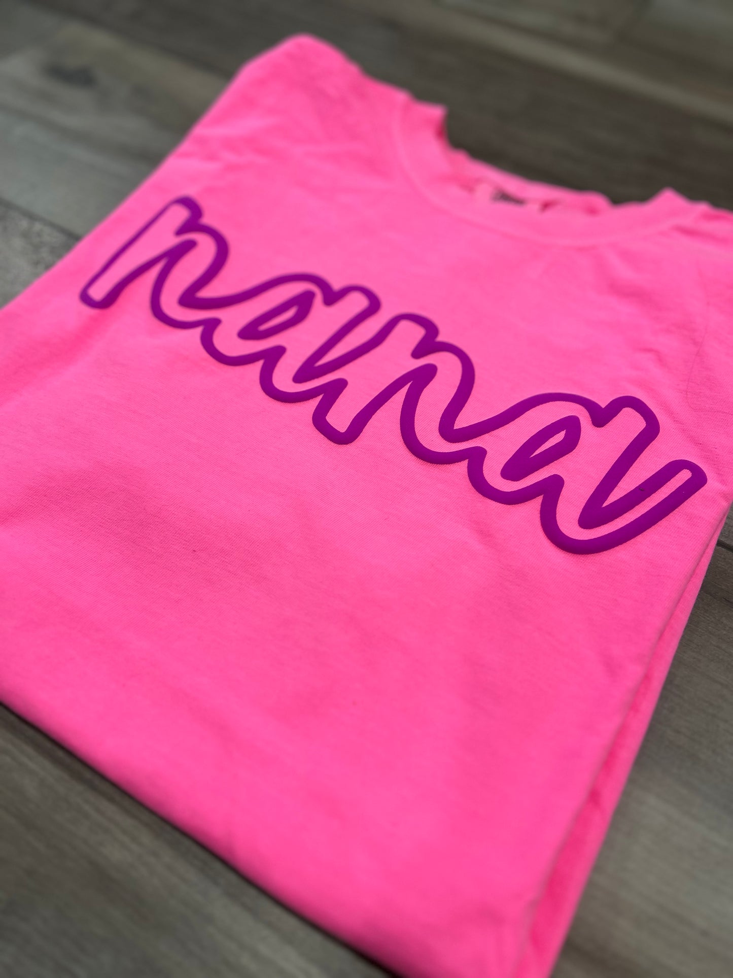 Nana Outline Puff Print Top