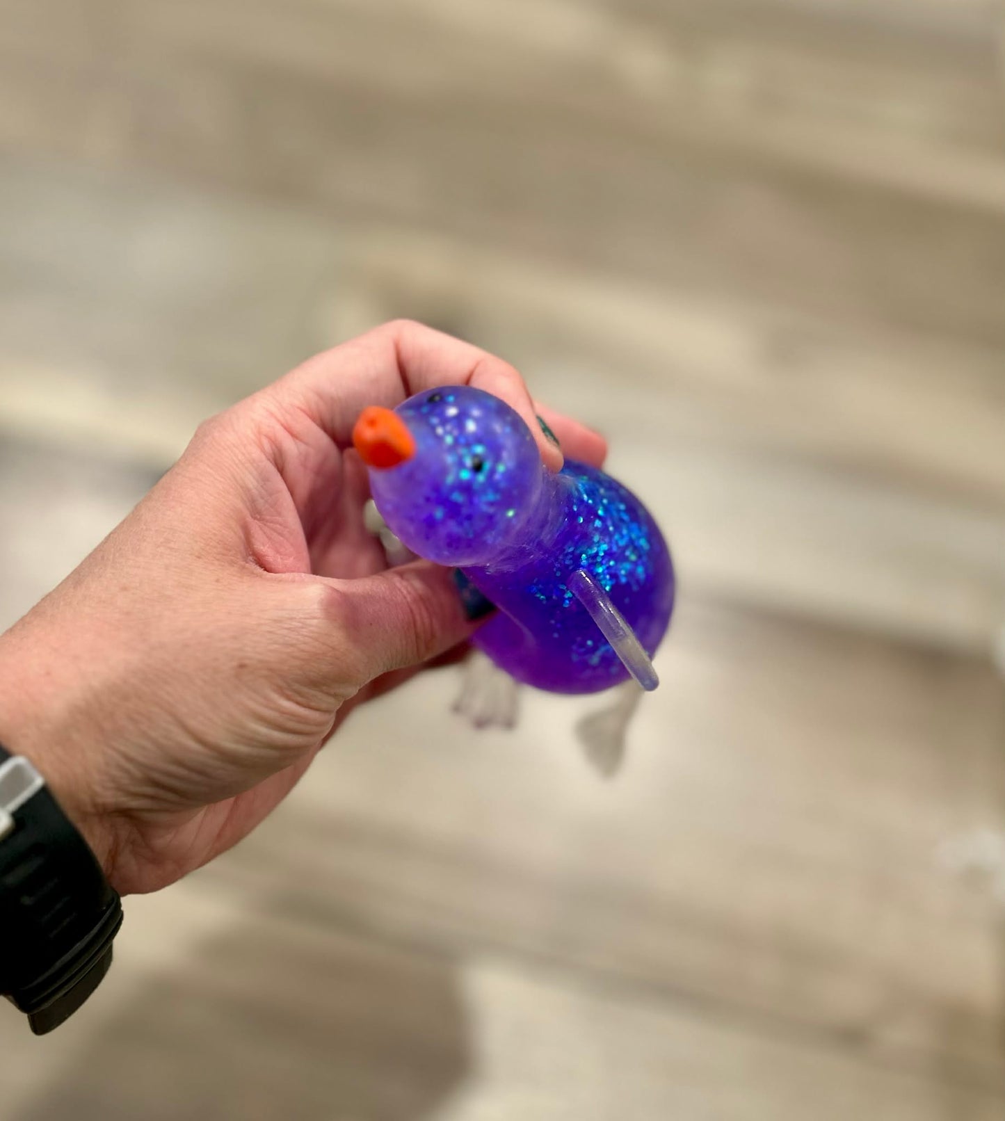RTS Glitter Duck Squishy