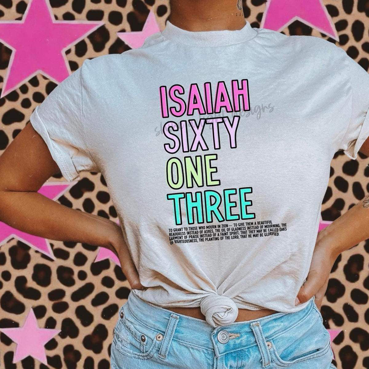Isaiah 61:3 Sub Print