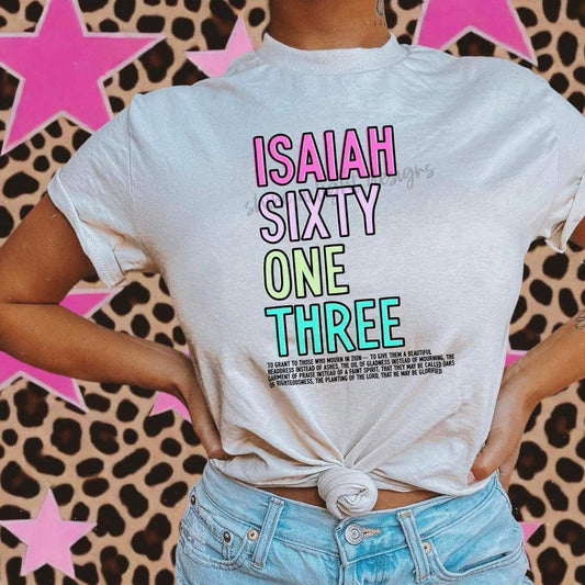 Isaiah 61:3 Sub Print