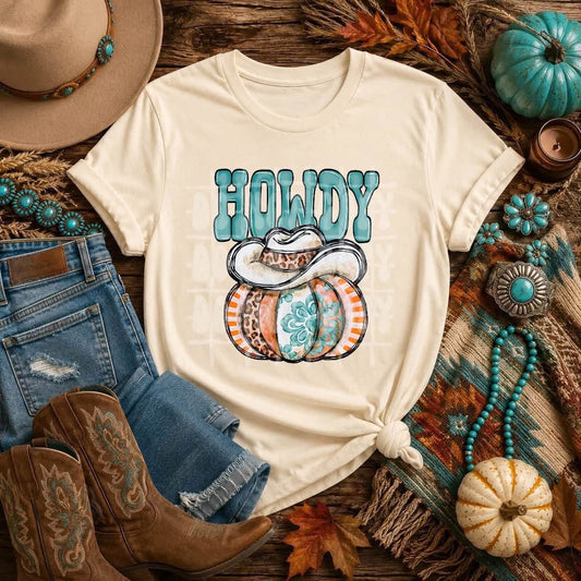 Howdy Pumpkin Top