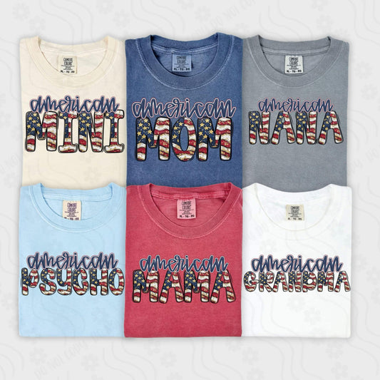American “Name” Top