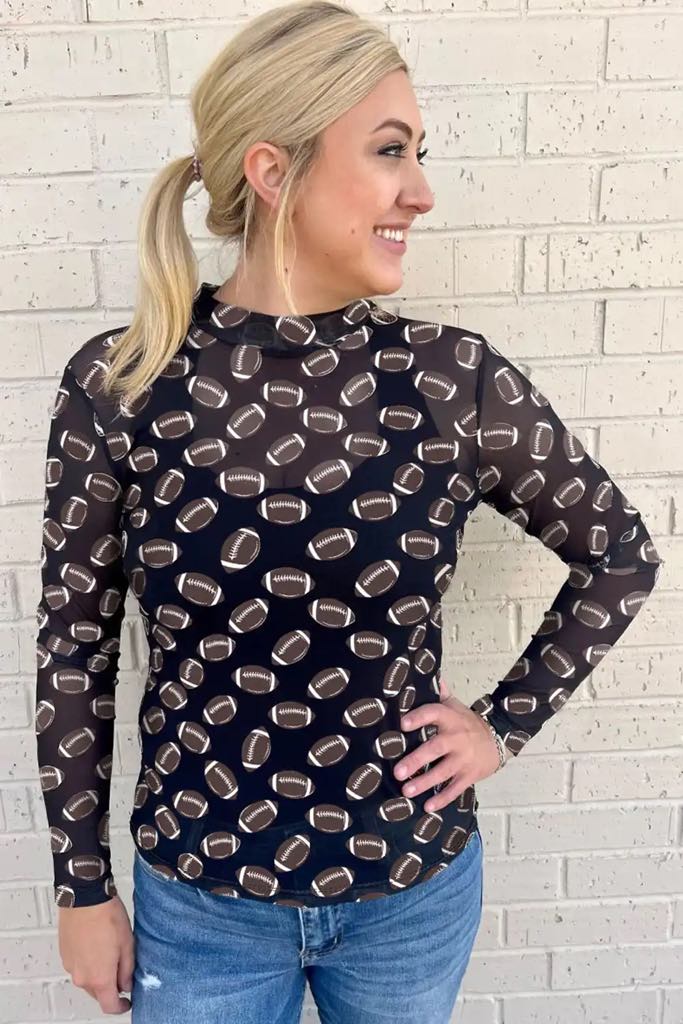 Pre order Long sleeve Mesh Tops