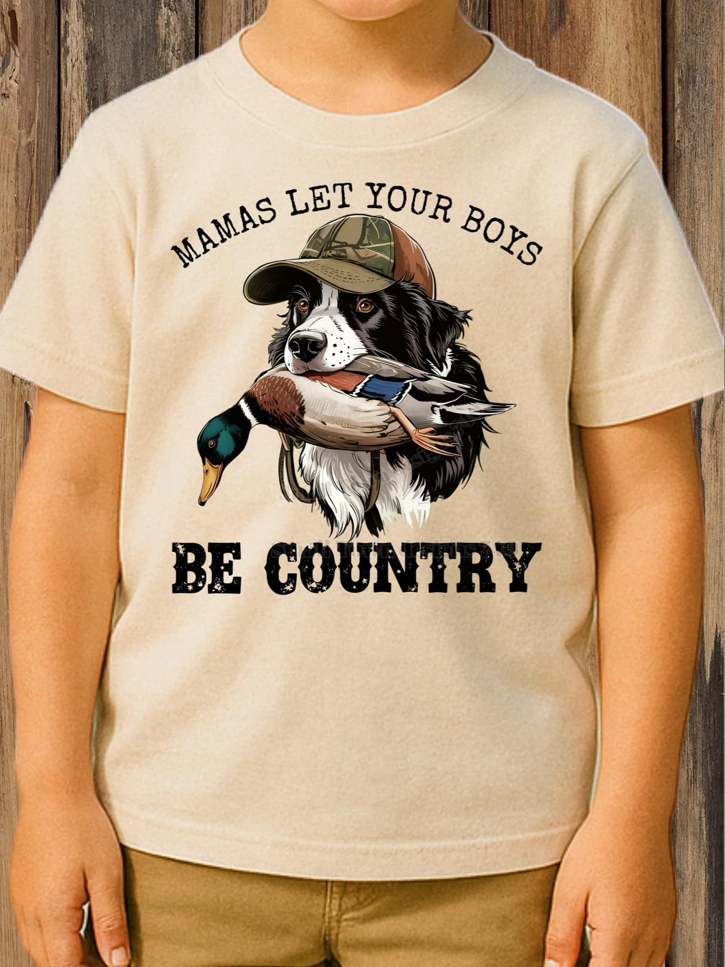Mamas Let Your Boys Be Country Kids Top