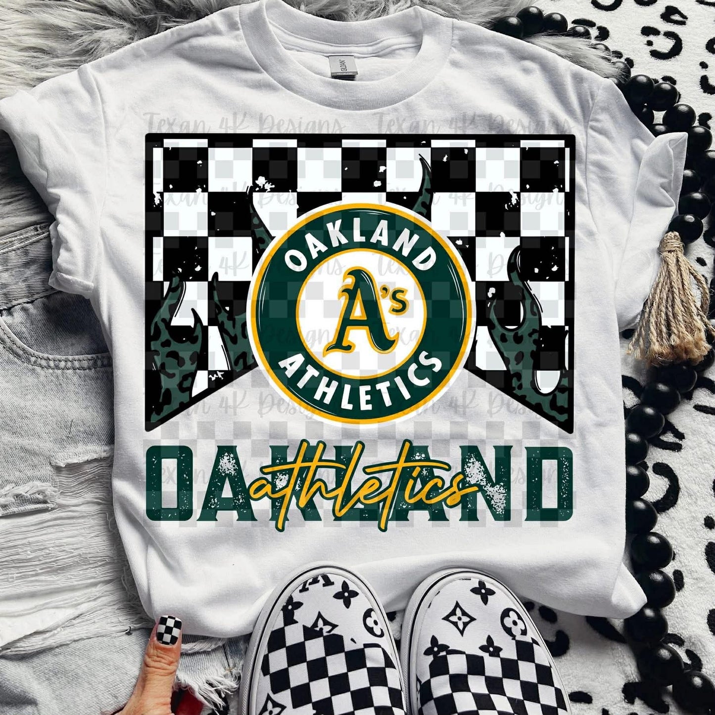 DTF Print - Flame Baseball Team