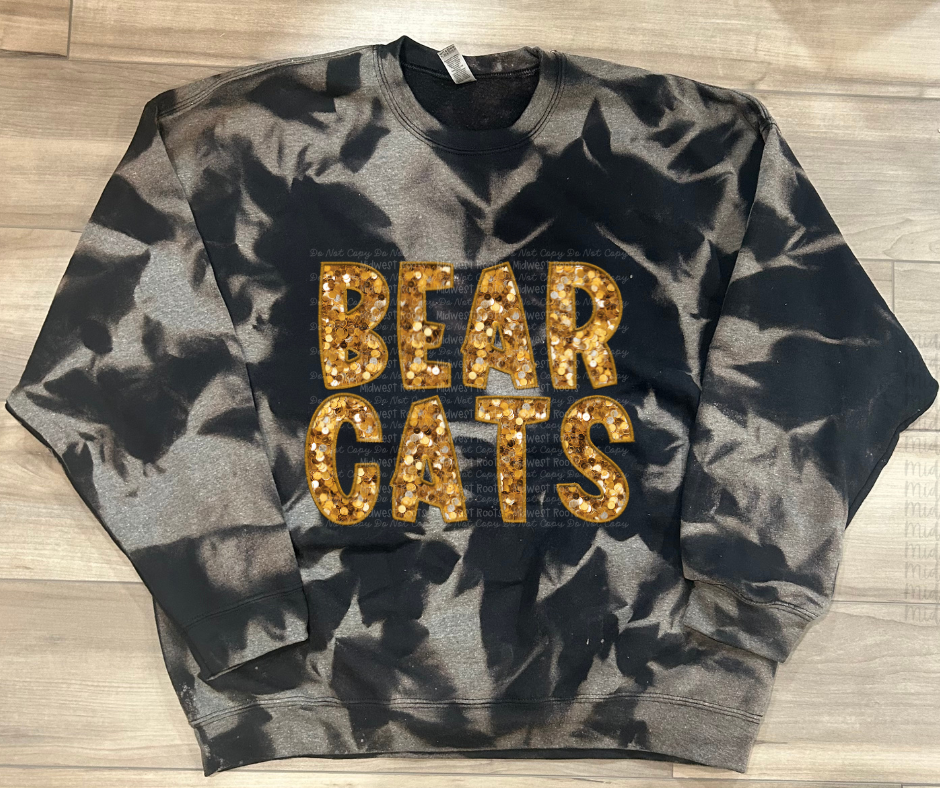 Custom Team Mascot Tie Dye Sweatshirt