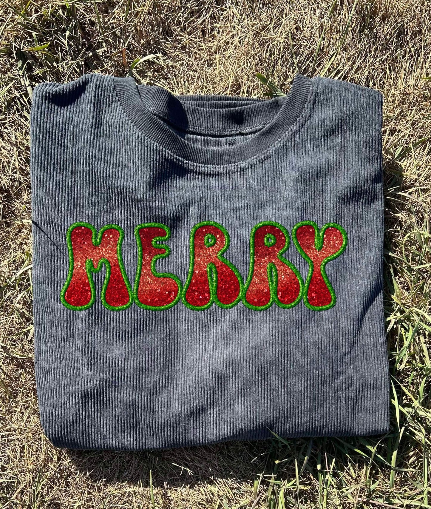 Merry Corduroy Sweatshirt Top