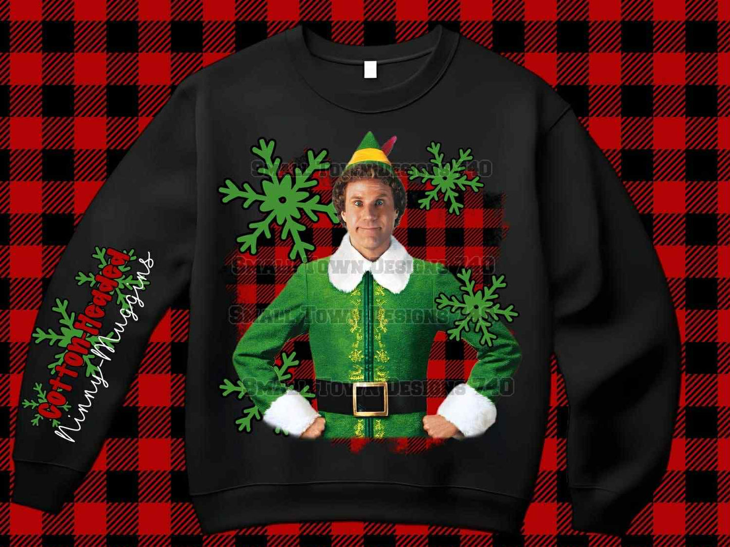 DTF Print - Green Elf