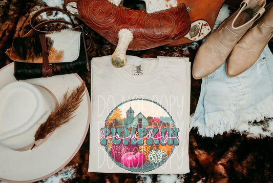 DTF Print - Howdy Pumpkin