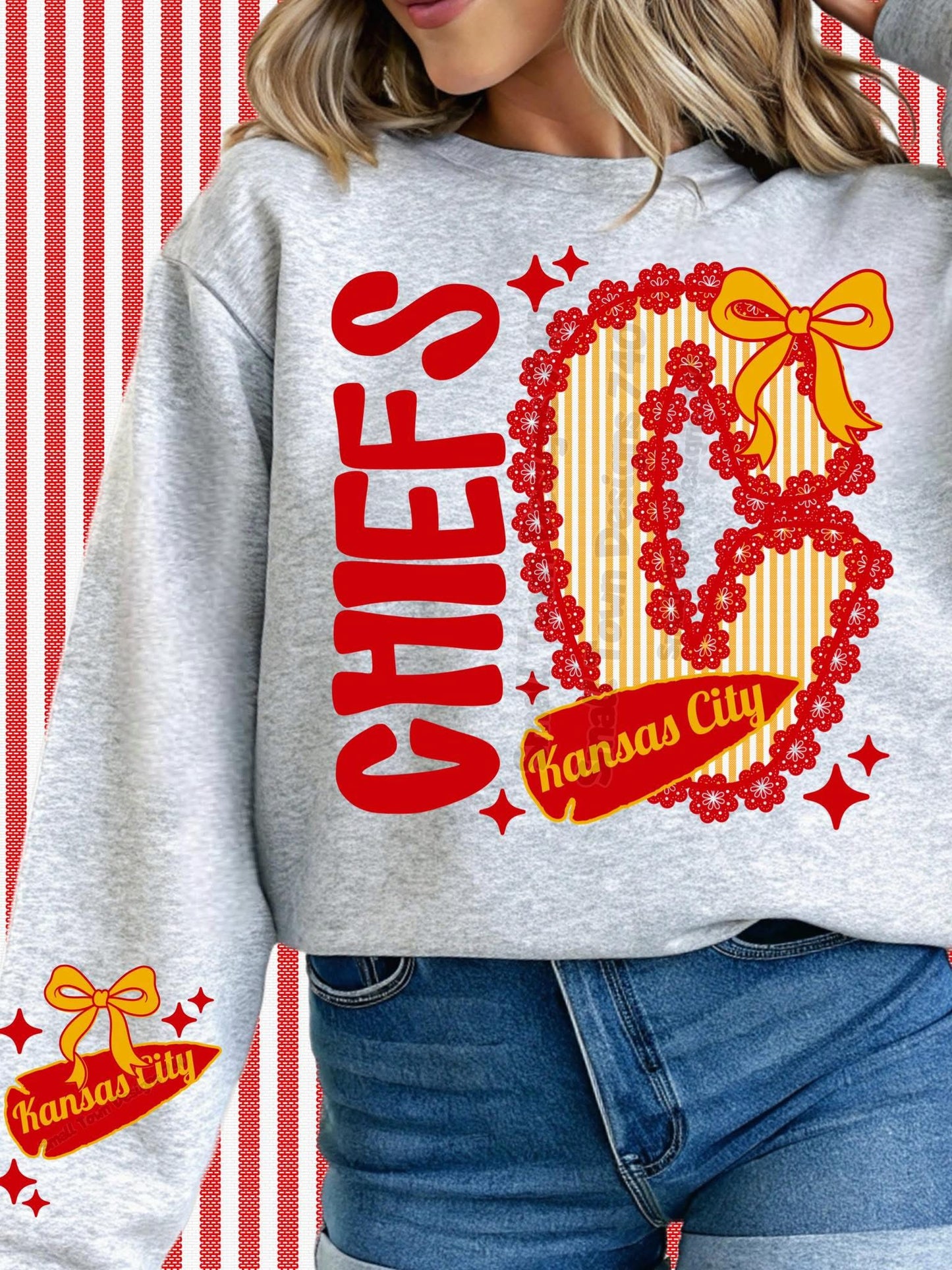 DTF Print -Seersucker Chiefs