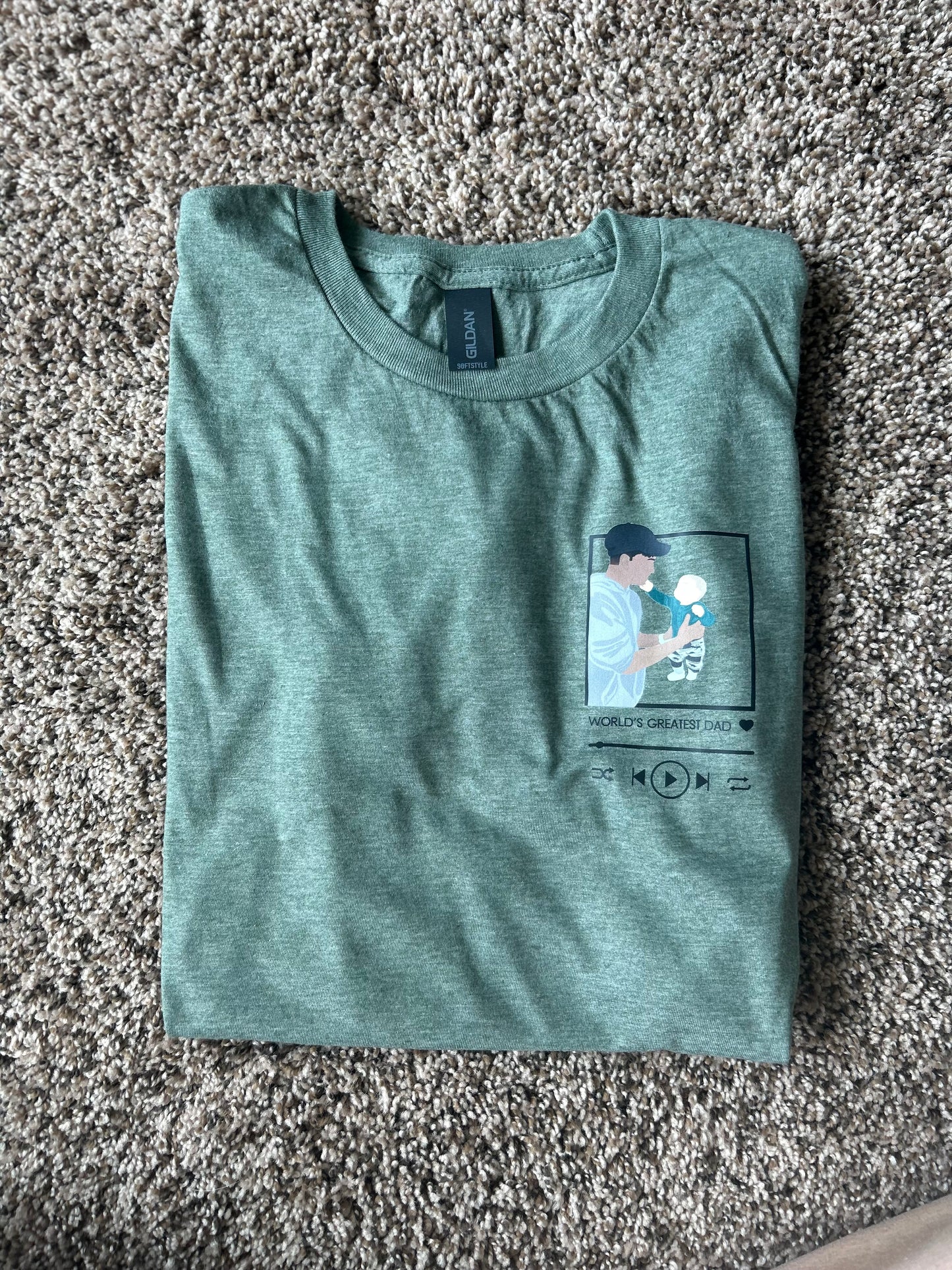 Worlds Greatest Custom Drawn Top