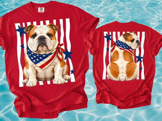 RWB English Bulldog Top