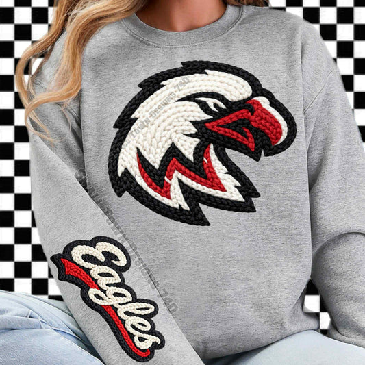 DTF Print- Faux Yarn E@gles