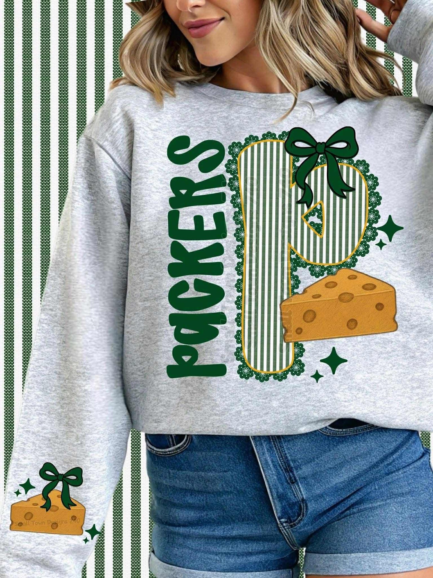 Packers Seersucker Top
