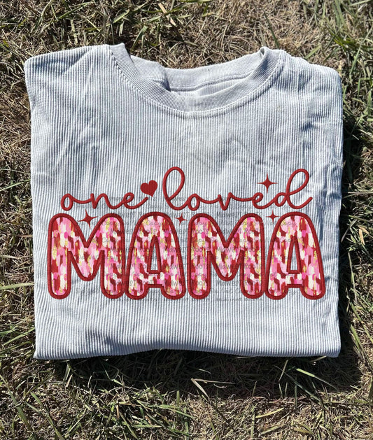 Pre Order One Loved Mama Corduroy