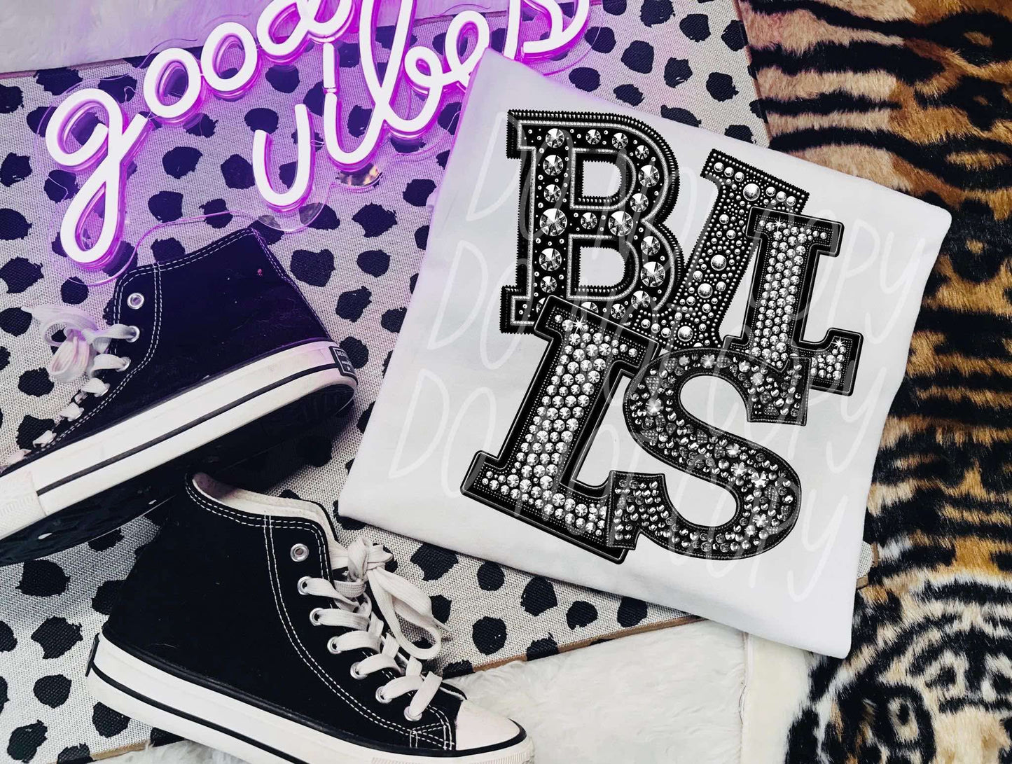 DTF Print - Faux Rhinestone Bills