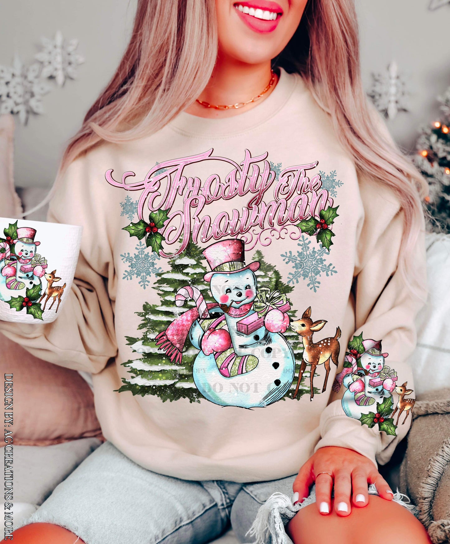 DTF Print Fr*sty The Snowman