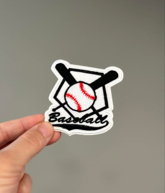 Baseball Home Plate Hat Patch