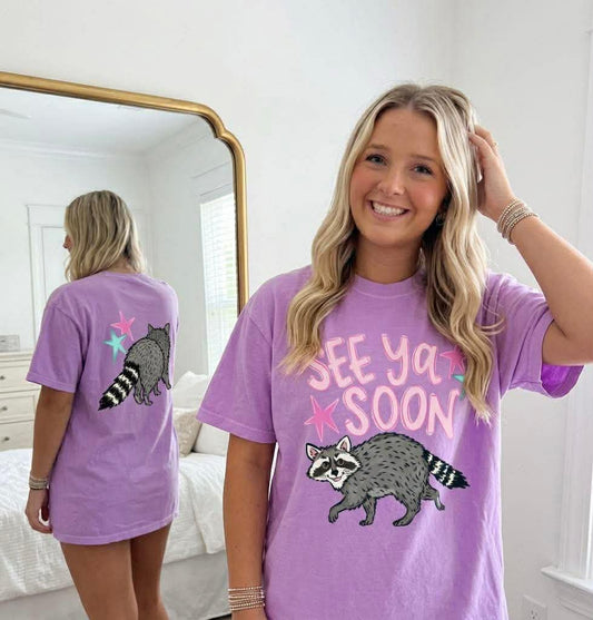 See Ya Soon Racoon Top