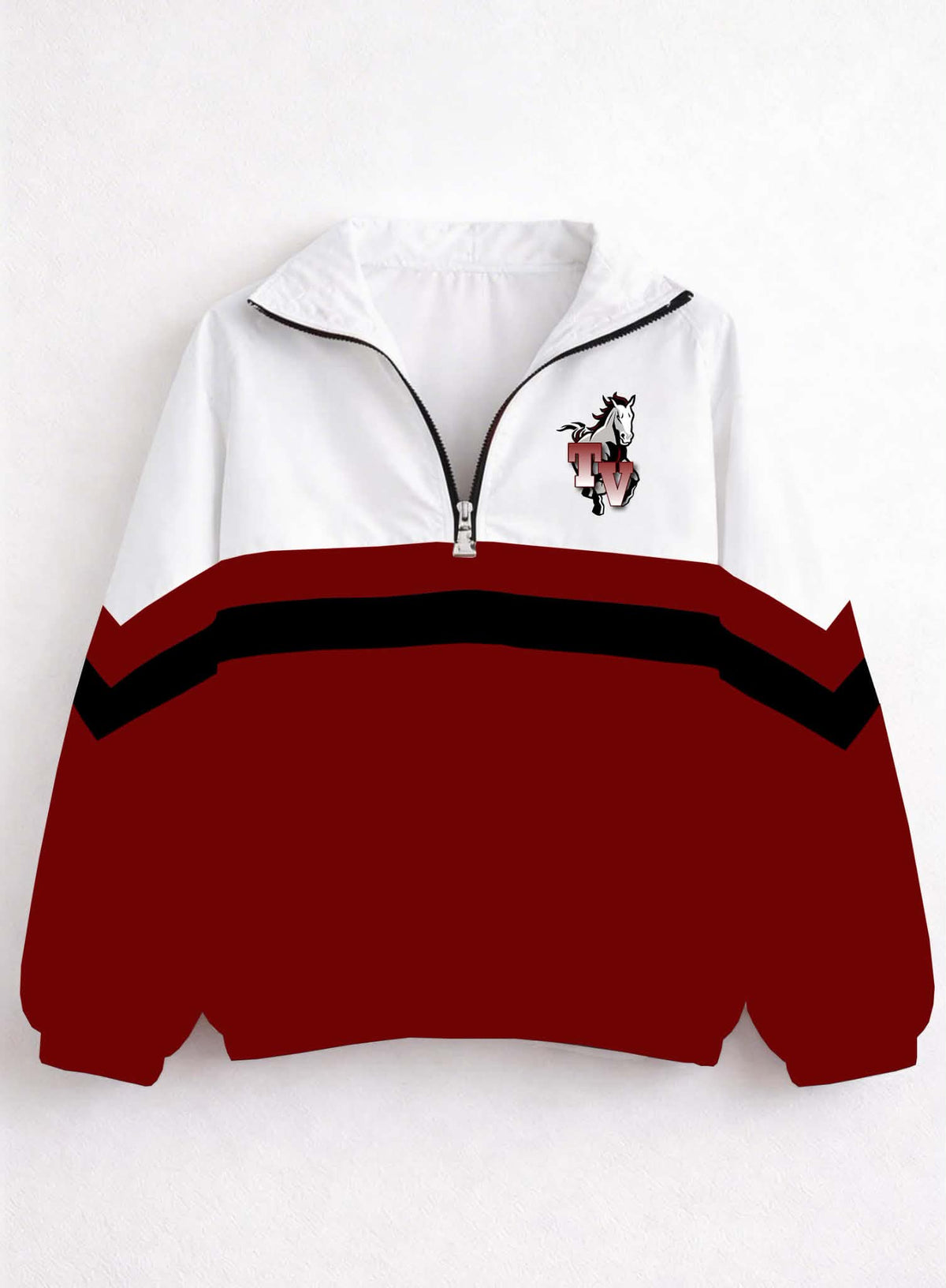 Pre Order Kids Tri-Valley Mustangs Quarter Zip Jacket