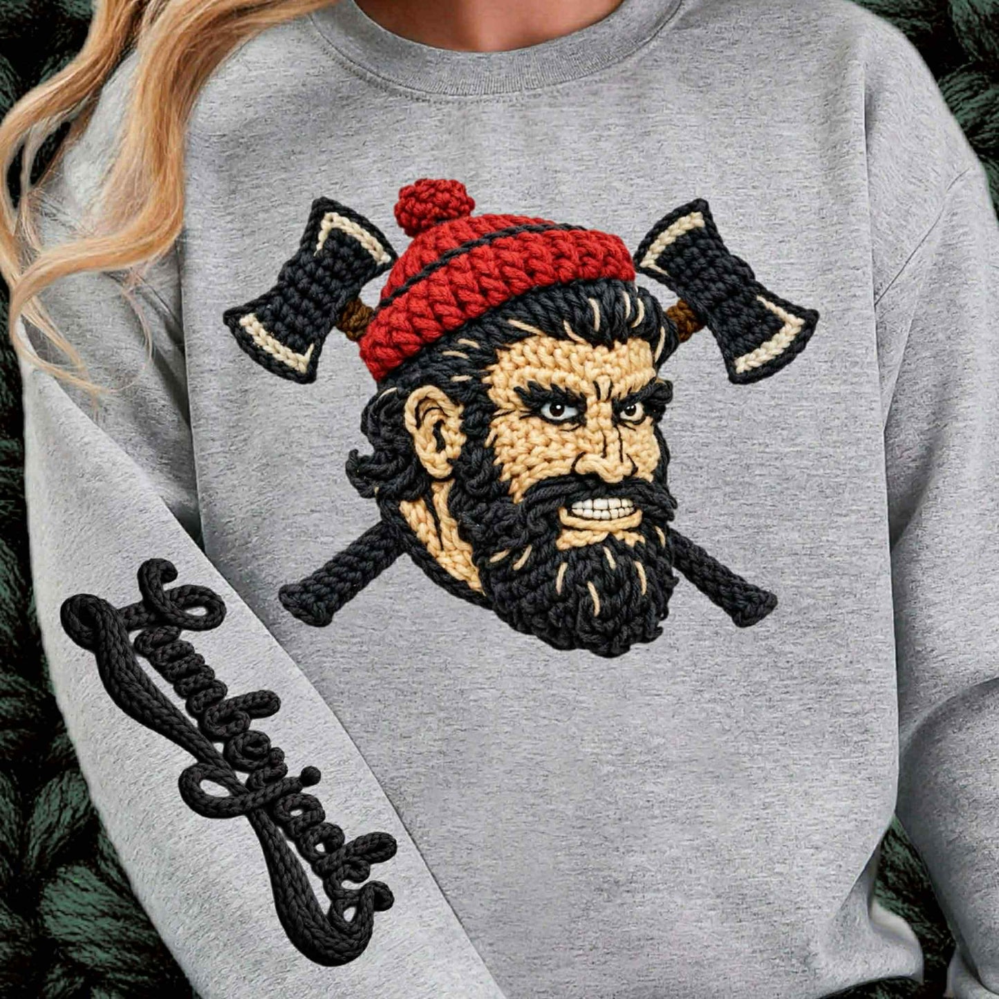 DTF Print - Faux Yarn Lumberj@cks