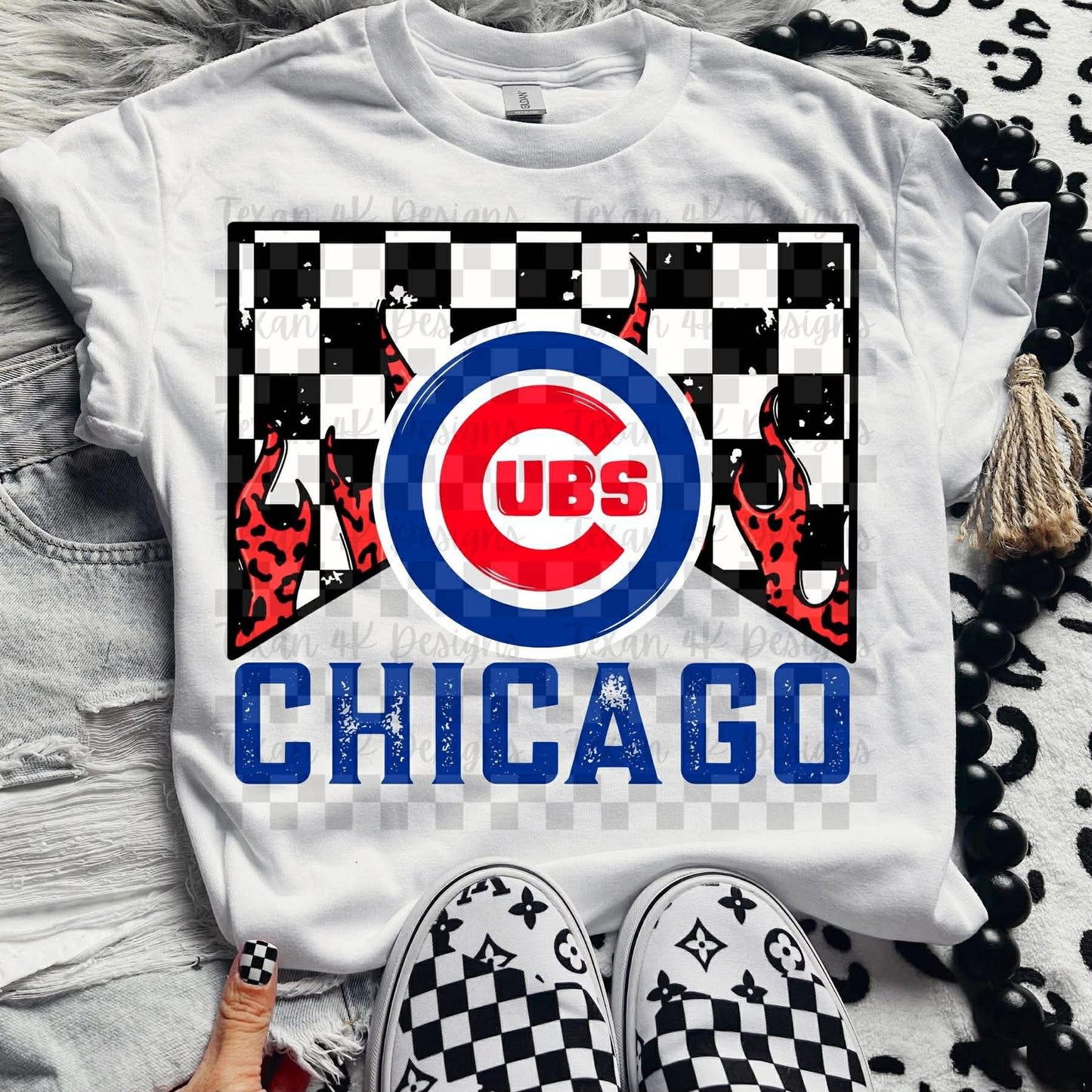 DTF Print - Flame Baseball Team