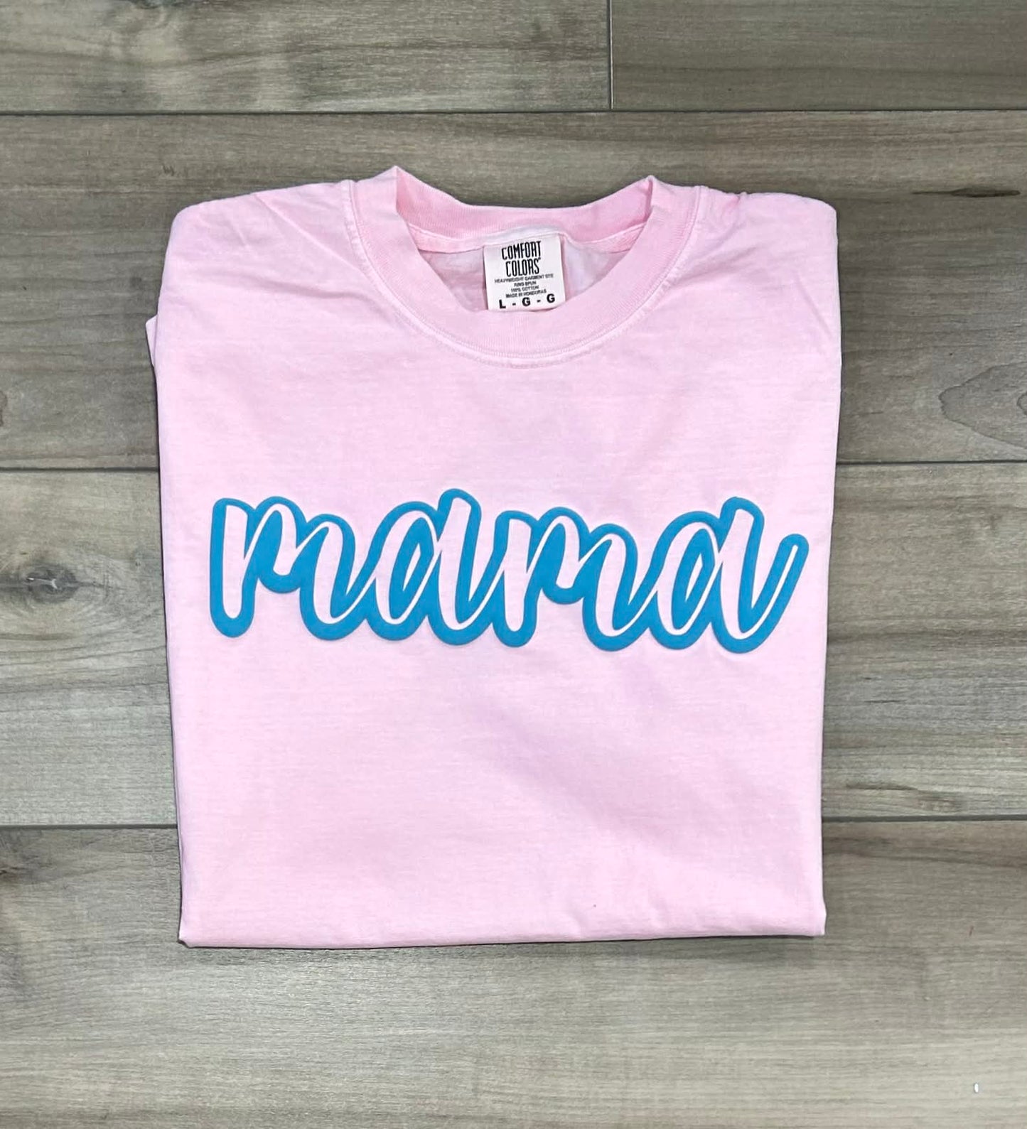 Custom Name Outline Puff Printed Top