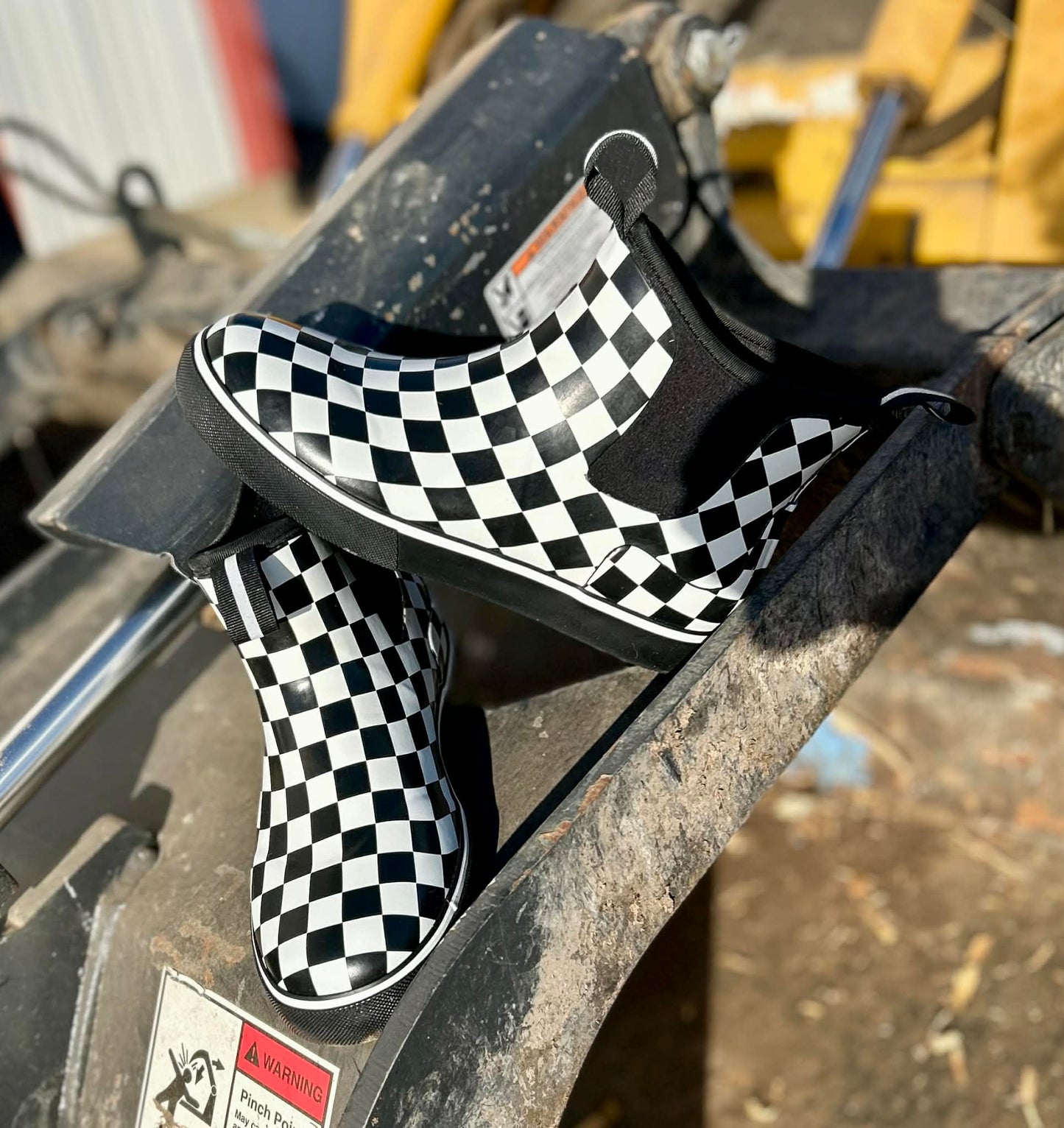 RTS Checkered Deck Boots
