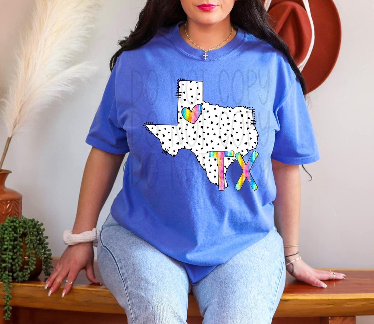 Dot & Rainbow State Tees Top