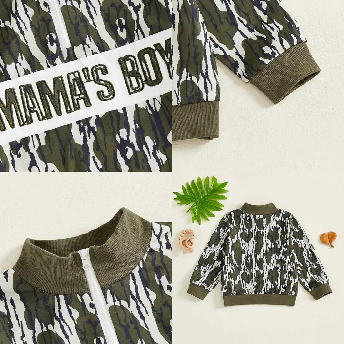 Pre Order Mama’s Boy Camouflage Jacket