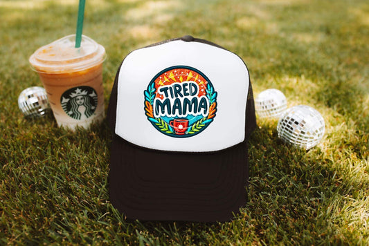 WS Completed Tired Mama Foam Trucker Hat