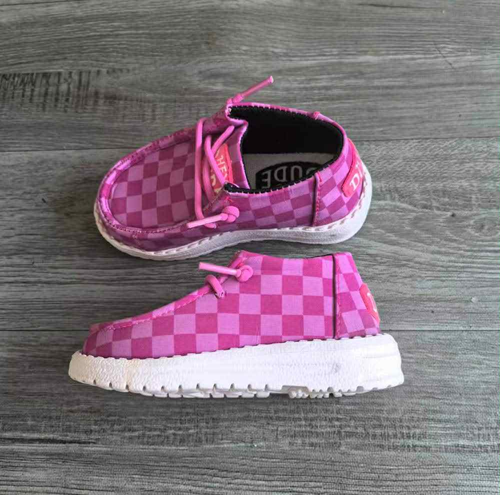 Pre Order Adult Checkered Shoes