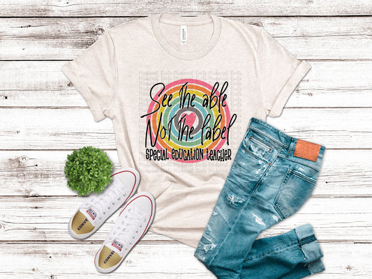 See The Able Not The Label Special Education Teacher Top