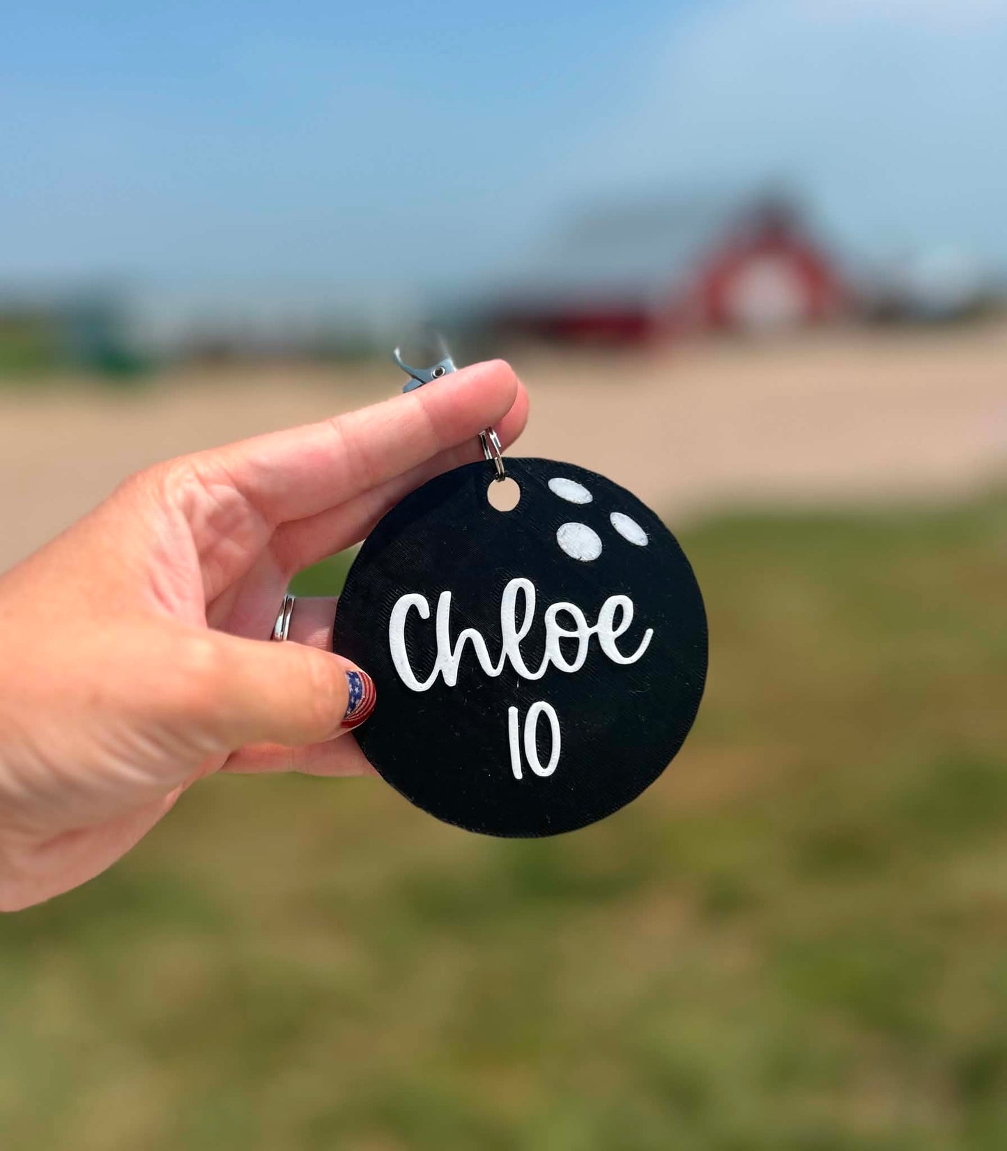 3D Printed Bowling Name Tag