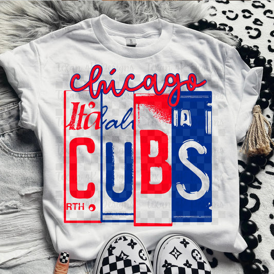 WS Completed Top Baseball License Plate Chicago