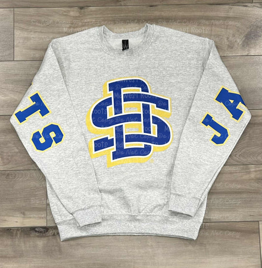 J@ckrabbits Oversized Arm Print Top