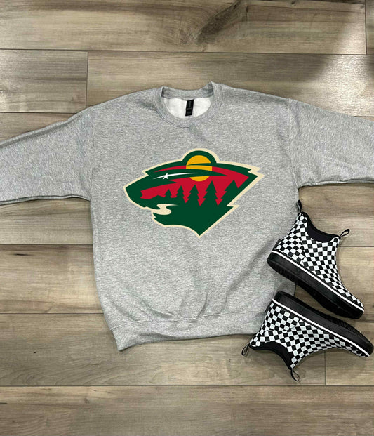 WS Completed Top MN Wild Oversized Arm Print