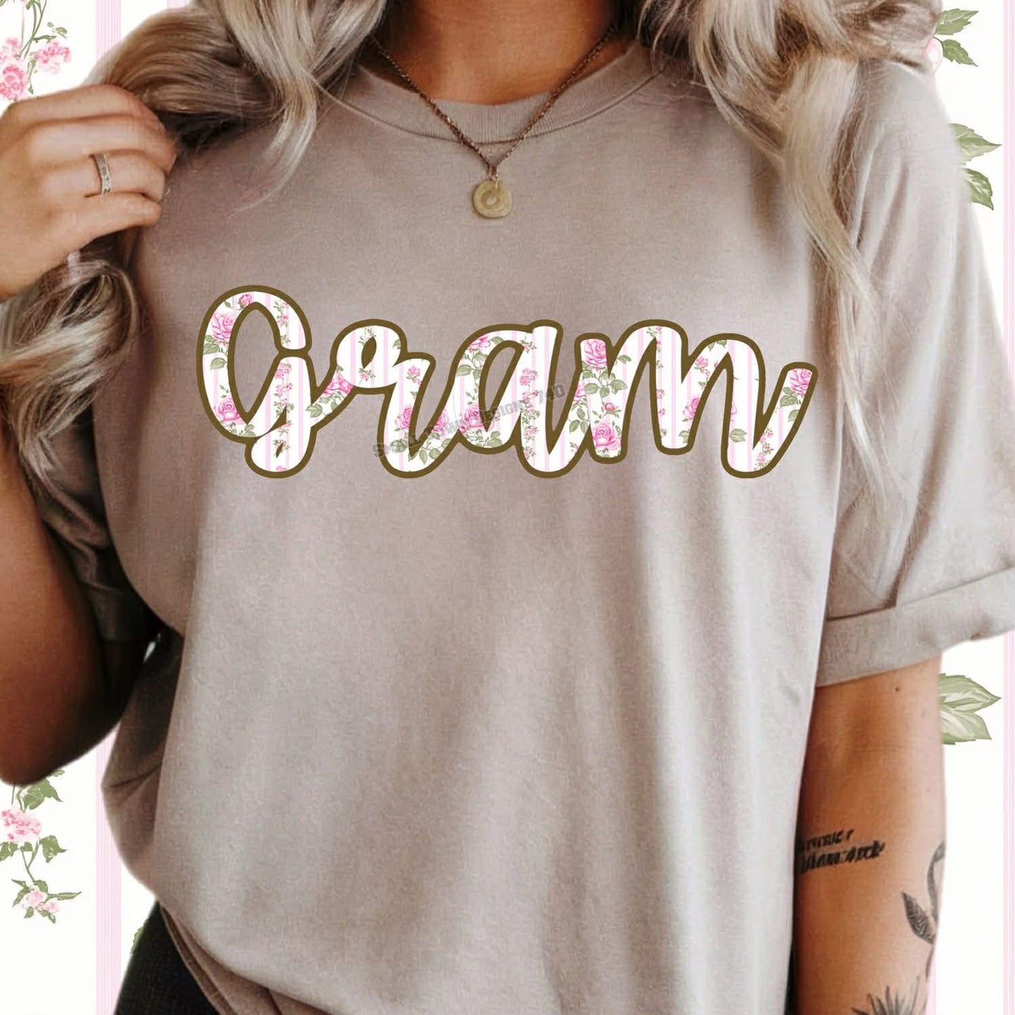 Spring Floral Gram Top