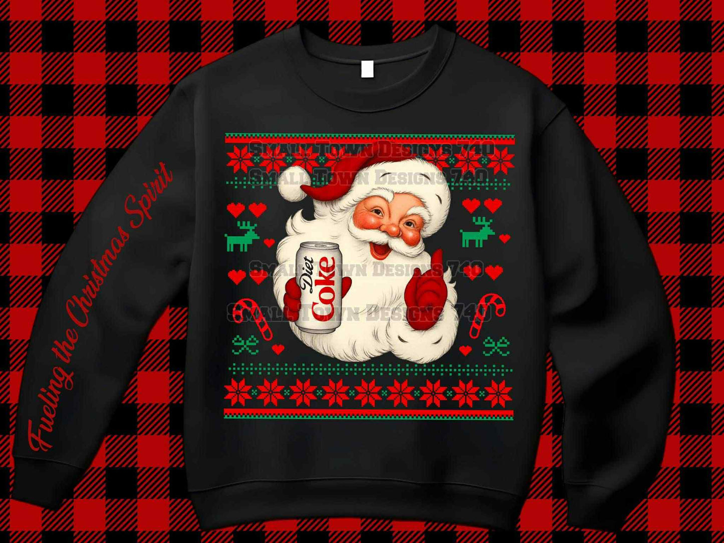 DTF Print - Santa and Diet Soda