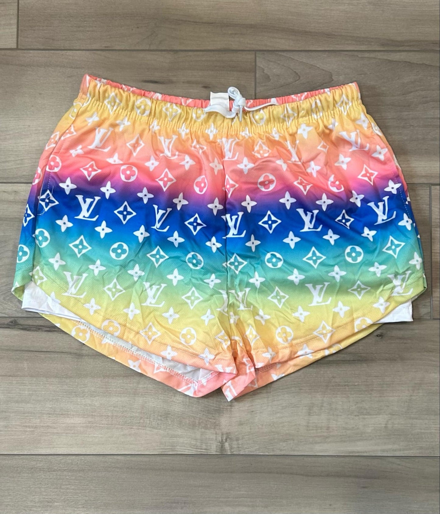 RTS Womens Patterned Double Layer Shorts