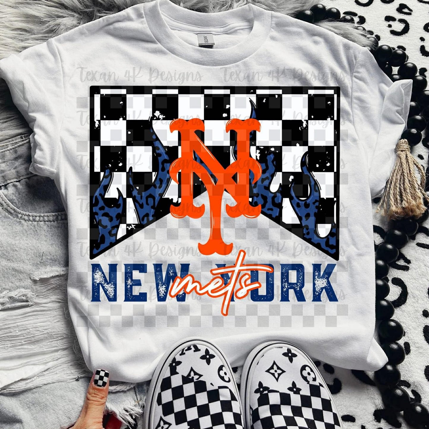 DTF Print - Flame Baseball Team