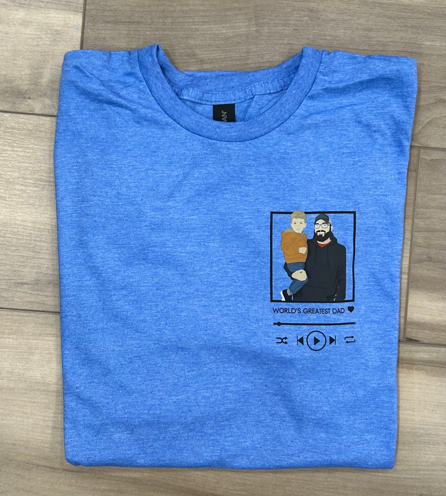 Worlds Greatest Custom Drawn Top