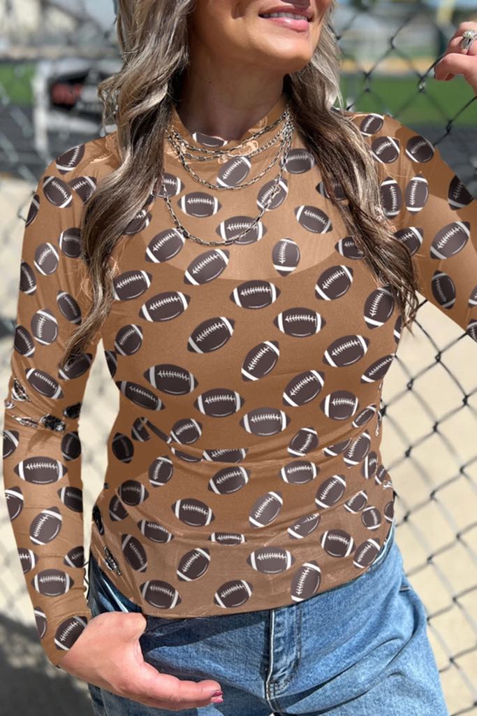 Pre order Long sleeve Mesh Tops