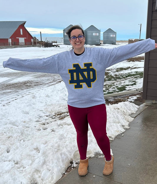 F!ghting Iri$h Oversized Arm Print Top