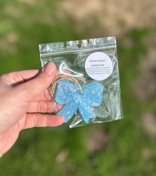 Mini Blue Butterfly Freshie in Watermelon Lemonade